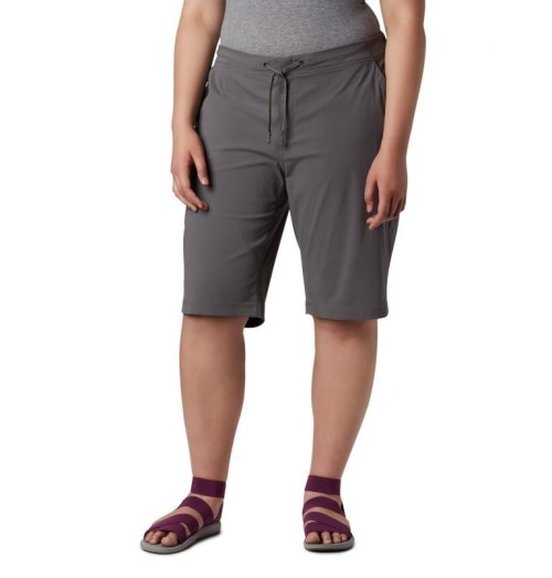 Pantaloni Scurti Columbia Anytime Outdoor Long Dama Gri Inchis | Plus Size LNM78A09Q